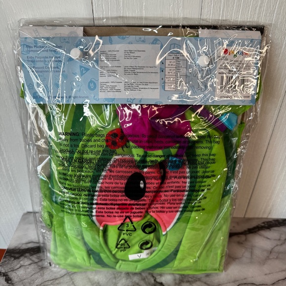 Disguise Cocomelon Toddler Jumpsuit & Headpiece Costume Size 6-12M - Picture 4 of 5